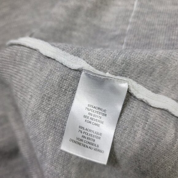 T Tahari White & Gray Colorblock Women's Sweater Cardigan | Size M - Picture 3 of 9